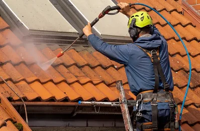 Démoussage et hydrofuge de toiture à Bréhan