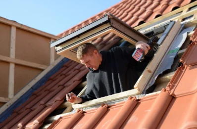 Pose de fenêtres de toit Velux à Bréhan